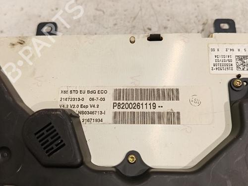 Kombinert Instrument RENAULT CLIO II Hatchback Van (SB0/1/2_)  | BP30029923C47