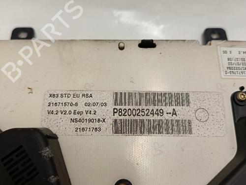 Instrument cluster RENAULT TRAFIC II Van (FL) | BP30031315C47