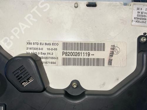 Instrument cluster RENAULT CLIO II Hatchback Van (SB0/1/2_) 1.5 dCi (SB07) | BP30033405C47
