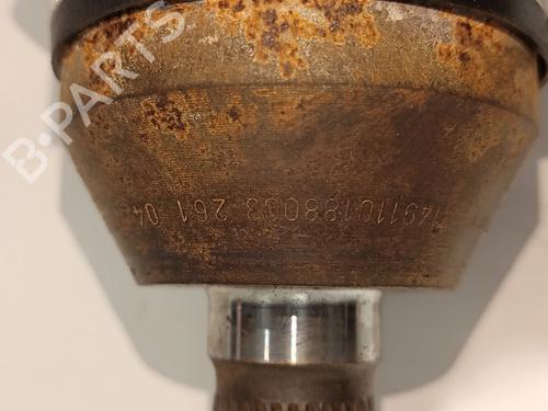 Left front driveshaft OPEL ASTRA H (A04) | BP30033812M38