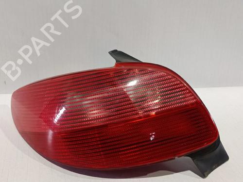 Used Left taillight PEUGEOT 206 Hatchback (2A/C) 1.9 D (69 hp) 30035980