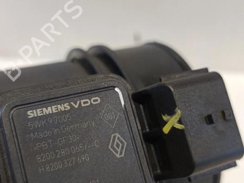 Mass air flow sensor RENAULT SCÉNIC II (JM0/1_) 2.0 dCi (JM1K) | BP30036737M95 