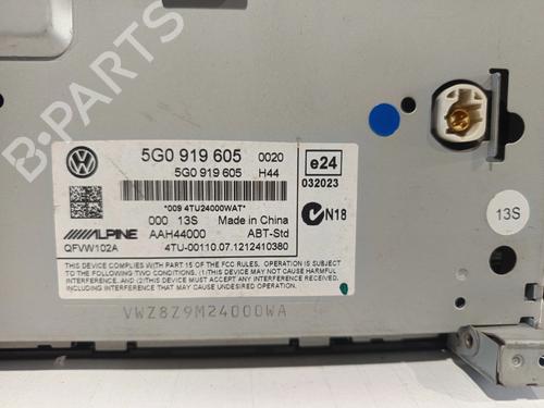 Radio VW GOLF VII (5G1, BQ1, BE1, BE2) 1.6 TDI | BP30041976E6 