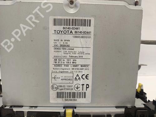 Radio TOYOTA YARIS (_P15_)  | BP30042347E6 