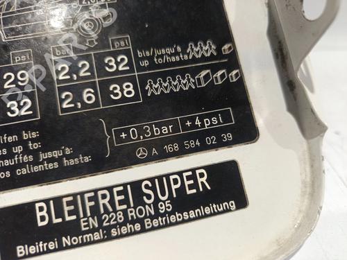 Fuel flap MERCEDES-BENZ A-CLASS (W168)  | BP30042481C131 