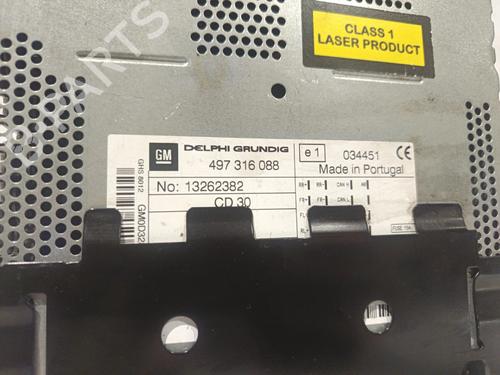 Radio OPEL CORSA D Hatchback Van (S07)  | BP30941594E6 
