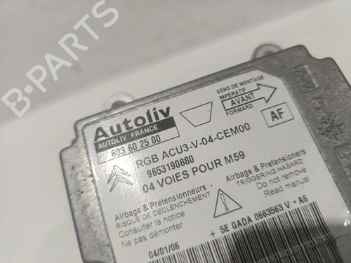 ECU airbags CITROËN BERLINGO / BERLINGO FIRST MPV (MF_, GJK_, GFK_) 1.6 HDI 90 (MF9HX) | BP32193917M53