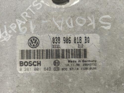 Engine control unit (ECU) SKODA OCTAVIA I (1U2) 1.9 TDI | BP32233377M57