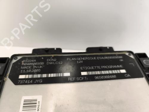 Engine control unit (ECU) PEUGEOT PARTNER Box Body/MPV (5_, G_) 1.9 D | BP35793224M57 - Image 4