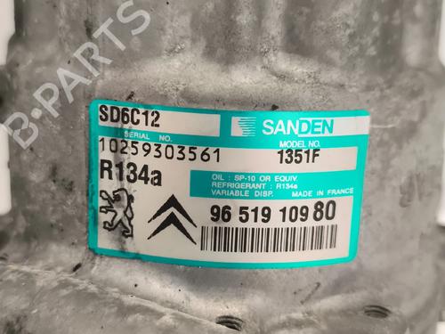 AC compressor CITROËN C4 Coupe (LA_) 1.6 HDi | BP37606598M34 - Image 7