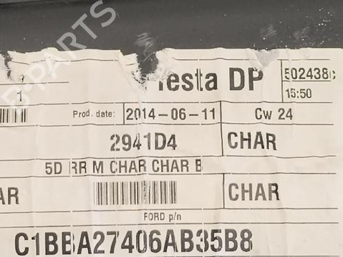 Rear right panel FORD FIESTA VI (CB1, CCN) 1.0 | BP38001772C61 - Image 7