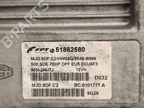 Engine control unit (ECU) FIAT 500 C (312_) 1.3 D Multijet (312CXB1A) | BP38599724M57 - Image 2