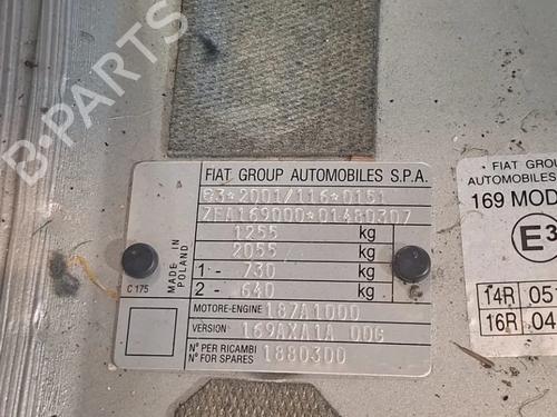 Rear left interior door handle FIAT PANDA (169_) 1.1 (169.AXA1A) | BP36240096I15 - Image 9
