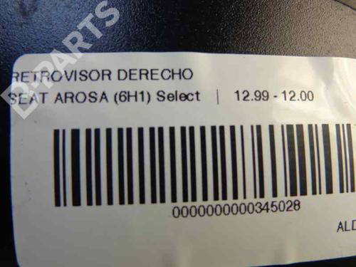 Used Right mirror SEAT AROSA (6H1) [1997-2004]  1043283