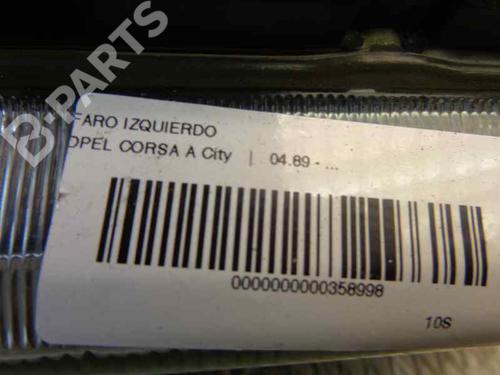 Used Left headlight OPEL CORSA A Hatchback (S83) [1982-1993]  135898