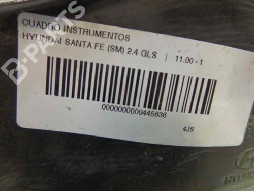 Instrument cluster HYUNDAI SANTA FÉ I (SM)  | BP609356C47 