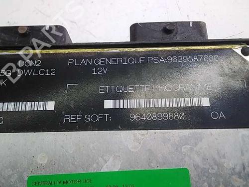 Engine control unit (ECU) PEUGEOT 206 Hatchback (2A/C) | BP15888014M57