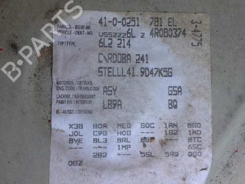 Engine control unit (ECU) SEAT CORDOBA (6L2)  | BP243528M57 