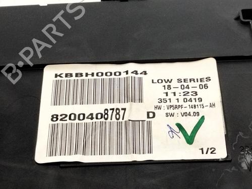Instrument cluster RENAULT MEGANE II (BM0/1_, CM0/1_) 1.9 dCi | BP19020481C47 