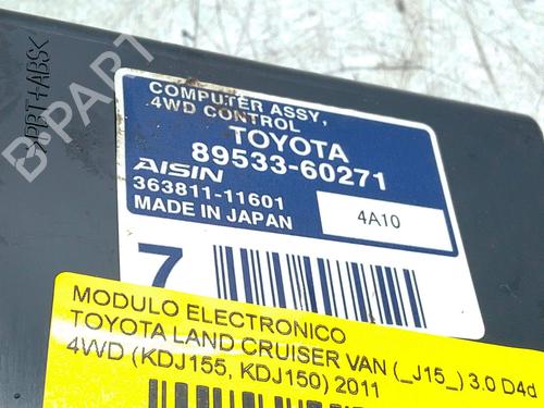 Electronic module TOYOTA LAND CRUISER PRADO (_J15_) 3.0 D-4D (KDJ155_, KDJ150_, KDJ150R, KDJ155R) | BP32414611M83 - Image 2