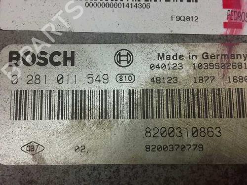 Engine control unit (ECU) RENAULT SCÉNIC II (JM0/1_)  | BP743015M57 