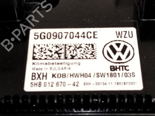 Climate control VW GOLF VII (5G1, BQ1, BE1, BE2) 1.0 TSI | BP26321678I5 