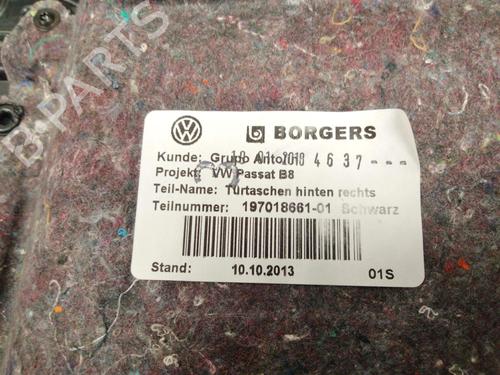Rear right panel VW PASSAT B8 Variant (3G5, CB5) 2.0 TDI | BP22651463C61 - Image 5