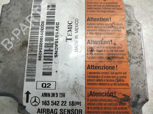 ECU airbags MERCEDES-BENZ M-CLASS (W163) ML 400 CDI (163.128) | BP15882735M53 