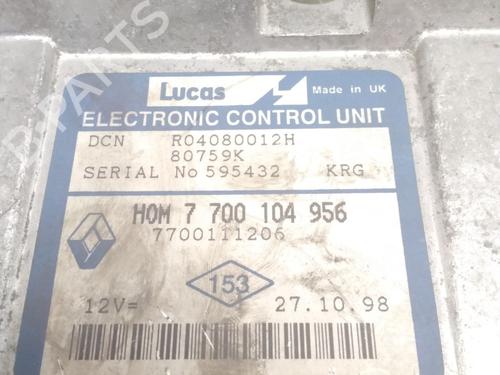Engine control unit (ECU) RENAULT KANGOO (KC0/1_)  | BP11249792M57 