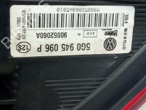 Right taillight VW GOLF VII (5G1, BQ1, BE1, BE2) 1.4 TSI | BP17326525C35 