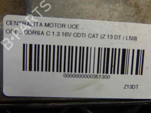 Engine control unit (ECU) OPEL CORSA C (X01) 1.3 CDTI (F08, F68) | BP156729M57 