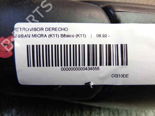 Right mirror NISSAN MICRA II (K11)  | BP1043318C27 