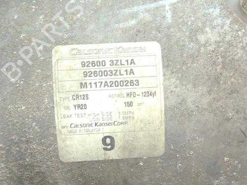 AC compressor NISSAN PULSAR Hatchback (C13) 1.2 DIG-T | BP37024603M34 - Image 4