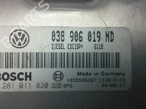 Engine control unit (ECU) VW POLO (9N_, 9A_) 1.9 TDI | BP609635M57 