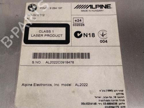 Radio BMW 3 (F30, F80) 318 d xDrive | BP25977278E6 