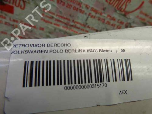 Right mirror VW POLO III (6N1) 60 1.4 | BP1531616C27 