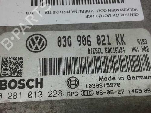 Engine control unit (ECU) VW GOLF V (1K1) 2.0 TDI 16V | BP742875M57 
