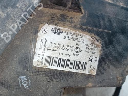 Right headlight MERCEDES-BENZ VITO / MIXTO Van (W639) 113 CDI (639.601, 639.603, 639.605) | BP21077522C29 