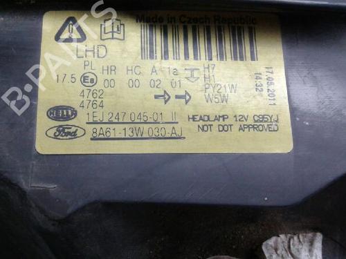 Left headlight FORD FIESTA VI (CB1, CCN)  | BP6992430C28 