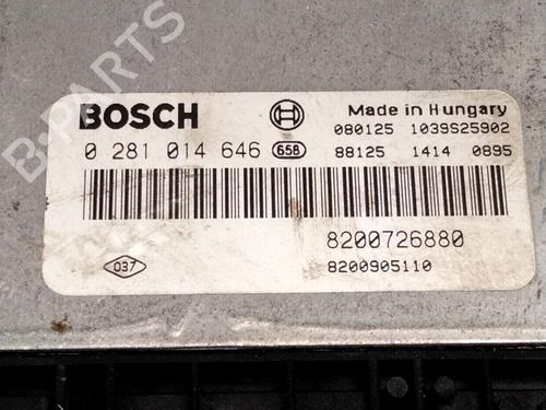 Engine control unit (ECU) RENAULT LAGUNA III (BT0/1) 2.0 dCi (BT01, BT08, BT09, BT0E, BT0K, BT12, BT1C, BT1D,... | BP22960052M57 