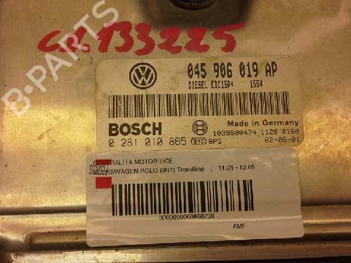 Engine control unit (ECU) VW POLO IV (9N_, 9A_)  | BP151001M57 