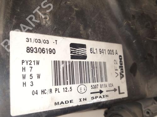 Left headlight SEAT CORDOBA (6L2) 1.9 TDI | BP27275391C28 