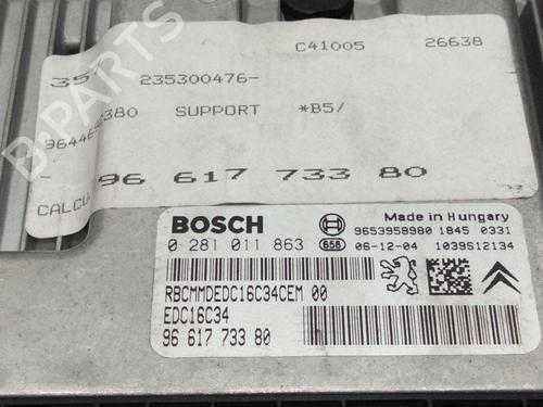 Engine control unit (ECU) CITROËN C4 I (LC_) 1.6 HDi | BP21188702M57 