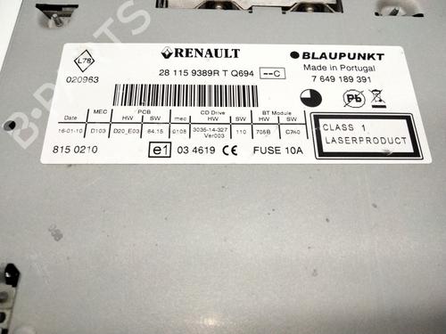 Radio RENAULT MEGANE III Hatchback (BZ0/1_, B3_) | BP18844709E6