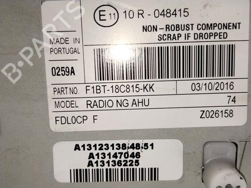 Radio FORD FOCUS III 1.0 EcoBoost | BP22982572E6 