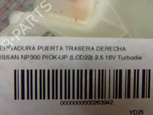 Rear right lock NISSAN NP300 PICKUP (D22)  | BP15178372C99