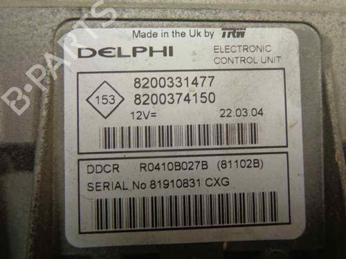 Computer motormanagement RENAULT CLIO II (BB_, CB_) 1.5 dCi (B/CB08) | BP151641M57 