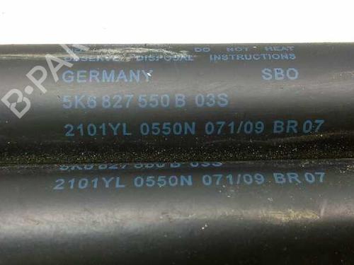 Tailgate lift support VW GOLF VI (5K1)  | BP14312716C138 