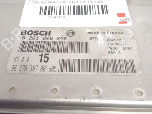 Engine control unit (ECU) CITROËN SAXO (S0, S1) 1.1 X, SX | BP30169509M57
