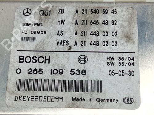 Elektronisk modul MERCEDES-BENZ E-CLASS (W211)  | BP16132165M83 